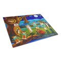 Carolines Treasures Corgi Robin Hood Glass Cutting Board Large 7415LCB